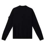 Stone Island Light RWS Pure Wool Ghost Black Sweatshirt