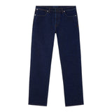 Stone Island Indigo Denim-Rinsed Navy Blue Regular Jeans