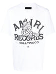 Amiri Records Wolf Printed T-Shirt in White