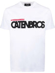 Dsquared2 Caten Brothers-print T-shirt in White