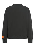 Heron Preston Bird Painted Crewneck Sweatshirt in Black