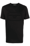 Dolce & Gabbana Embossed Plaque Logo T-Shirt in Black