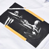 Off White Carav Painting Over White Hoodie - Style Centre Wholesale