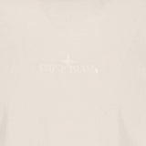 Stone Island, Beige Logo T-Shirt - True Labels
