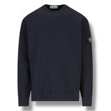 Stone Island, Navy Organic Cotton Sweatshirt - True Labels