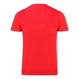 Aquascutum London Brand Logo Red T-Shirt T00323 - Style Centre Wholesale