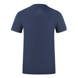 Aquascutum London Brand Logo Navy Blue T-Shirt T00323 85 - Style Centre Wholesale