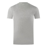 Aquascutum Aldis Brand Logo On Chest Grey T-Shirt