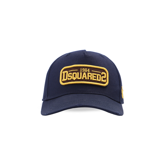 DSQUARED2 1964 PATCH CAP IN NAVY BLUE - The Designer Lounge 